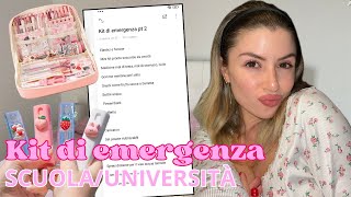 Kit di emergenza per la scuolauniversità [upl. by Iah]