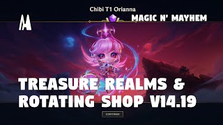 TREASURE REALMS amp ROTATING SHOP V1419  TFT SET 12 [upl. by Eisler]