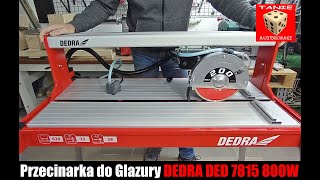 Przecinarka do Glazury DEDRA DED7815 800W  Cięcie Płytek bez Pyłu i Odprysków [upl. by Ilene983]