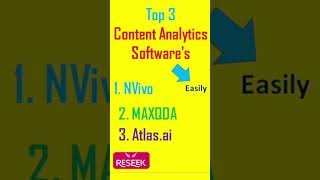 content analysis softwares research contentanalysis researchmethods shortsfeeds shortsfeeds [upl. by Rillis]