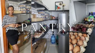 Small Pantry SetUp  REALISTIC PANTRY ORGANIZATION IDEAS [upl. by Linzy]