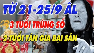 Hé lộ 3 Con Giáp May Mắn Và 2 Con Giáp Gặp Đại Hạn Vỡ Nợ Từ Ngày 21 259 âm lịch [upl. by Suivatna]