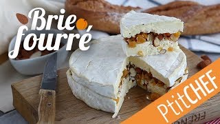 Recette de brie fourré aux abricots secs et amandes  Ptitchefcom [upl. by Kussell]