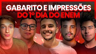 1º DIA DO ENEM 2022 IMPRESSÕES E GABARITO EXTRAOFICIAL [upl. by Joh379]