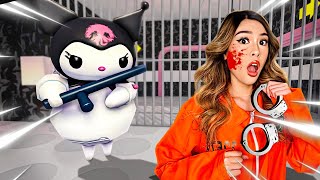 KAT ESCAPES KUROMIS PRISON RUN IN ROBLOX OBBY [upl. by Schrick]