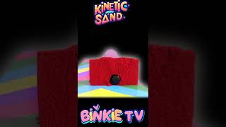 Space Adventure Bowling Ball Smashes Kinetic Sand Shapes Learn With Me Binkie TV kineticsandplay [upl. by Airla430]