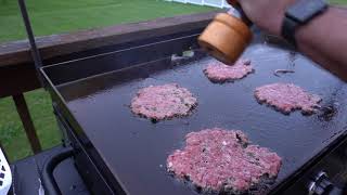 How to make Oklahoma Onion Burgers at home on the griddle [upl. by Natividad133]