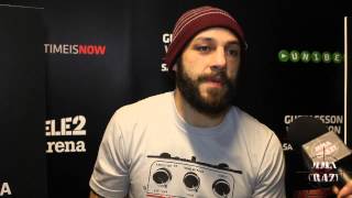 Sam Sicilia on Akira Corassani quotHes gonna dance aroundquot UFC on FOX 14 [upl. by Ynar]