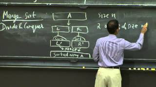 Lecture 3 Insertion Sort Merge Sort [upl. by Sauls]