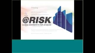 Introduction to Monte Carlo Simulation and Risk Analysis using RISK and RISKOptimizer [upl. by Anitsyrk]