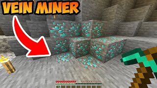 How to Get Vein Miner amp Tree Capitator on Minecraft Bedrock 120 2024 Xbox One MCPE Ps4 [upl. by Aiksa]