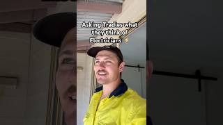 How other Tradies view Electricians ⚡️ [upl. by Ahsikyw]