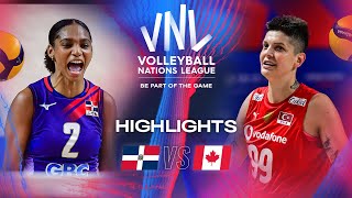 🇩🇴 DOM vs 🇹🇷 TUR  Highlights  Week 3  Womens VNL 2024 [upl. by Lladnyk]