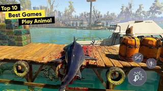 Top 10 Best Mobile Games of 2024  10 High Graphics Games for Android 2024 Play as Animal [upl. by Aihsas]