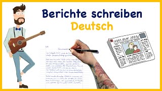 Berichte schreiben  kurz amp knackig  Deutsch [upl. by Rolph]