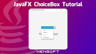 JavaFX ChoiceBox Tutorial For Beginners [upl. by Josephine355]