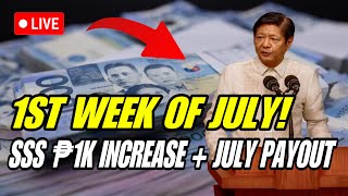 SSS JULY 2024 PAYOUT ISASABAY NA ANG SSS 2ND TRANCHE ₱1000 PENSION INCREASE [upl. by Lester]