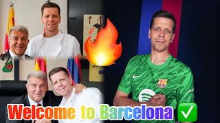 Official ✅ Barcelona announce the signing of Wojciech Szczesny  Fans reaction Barca transfer news [upl. by Fairman296]