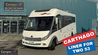 2019 Carthago Liner For Two 53  For Sale at Camper UK [upl. by Nahgem]