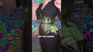 Custom colorchanging corset for shego cosplay [upl. by Mahda]