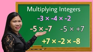 MULTIPLYING INTEGERS [upl. by Mumford71]