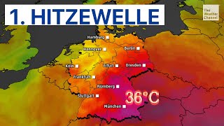 Turbulente Wetterwoche SaharaHitze wird von Unwettern unterbrochen [upl. by Katushka]