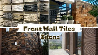 Front Wall Tiles Design amp Ideas  Home Decor Ideas  Exteroir Decor [upl. by Iatnwahs]