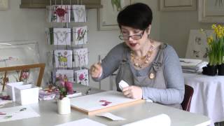 How to paint Hellebore Petals in water colour by Billy Showell  Tutorial Preview [upl. by Yelmene]