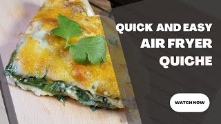 Air Fryer Quiche Perfection Unleashing Flavors That Will Impress Your Tastebuds quot Dinner idea quot [upl. by Billen]