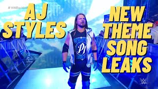 AJ Styles Losing CFO Theme New WWE Theme Leaks Online [upl. by Korwun]