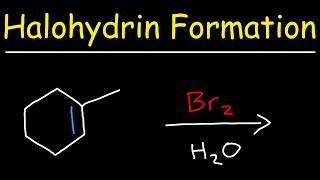 Alkene  Br2  H2O [upl. by Ruffo502]