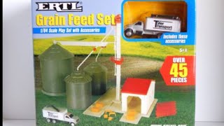 Assembling The Ertl Co Grain Feed Set 164 Scale Grain Elevator [upl. by Tlihcox]