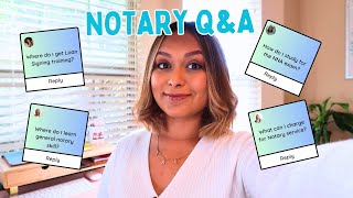 Before you become a Notary…WATCH THIS QampA ‼️Top FAQ as a Notary Public and Loan Signing Agent 2023 [upl. by Nerha]