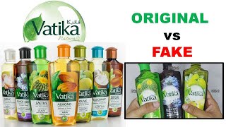 Vatika Hair Oil  Original vs Fake [upl. by Deys]