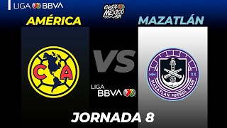 Resumen y Goles  América vs Mazatlán  Liga BBVA MX  Apertura 2021  Jornada 8 [upl. by Idnat]