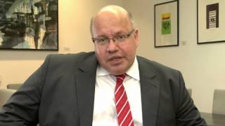 Audi Werlte  Grußwort von Umweltminister Peter Altmaier [upl. by Eniamrahs853]