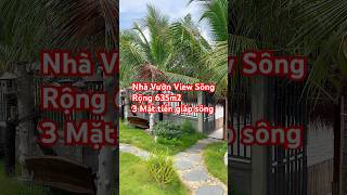 Nhà vườn nha trang view sông 3 mặt tiền hiện trạng rộng 635m2 [upl. by Joiner449]