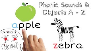 Phonic Alphabet A to Z  Teach Letter Sounds With Objects  Montessori Inspired Activity [upl. by Loss]