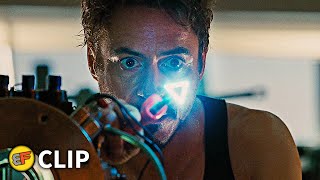 Tony Stark Creating New Element Scene  Iron Man 2 2010 Movie Clip HD 4K [upl. by Evangeline]