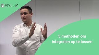 5 methoden om integralen op te lossen  Eduvik [upl. by Kreiner]