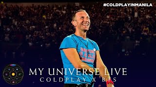 My Universe Live Concert BTS x Coldplay crowd goes wild [upl. by Niklaus]