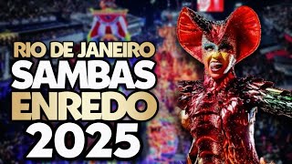 CD ESCOLAS DE SAMBA 2025  Carnaval Rio de Janeiro  SAMBA E LETRA SIMULTANÊA [upl. by Dav265]