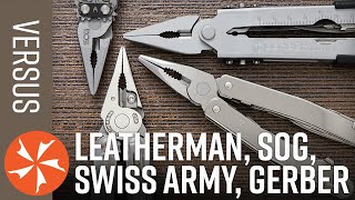 Leatherman vs Gerber vs Victorinox vs SOG MultiTools [upl. by Valda]