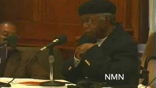 Prof Chinua Achebe Speaking At Harvard [upl. by Garrott]