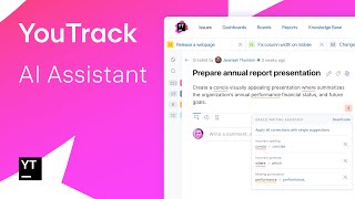 YouTrack AI Assistant German [upl. by Halilahk]