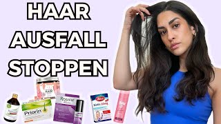 HAARAUSFALL stoppen  REGAINE Frauen amp Erfahrung mit MINOXIDIL  vorher  nachher  Angela Mel [upl. by Eadnus914]