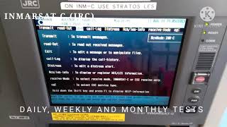 INMARSAT C  TESTS [upl. by Euqinotna]