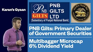 PNB Gilts Primary Dealer of Government Securities  Market Leader  Microcap Multibagger  6 Yield [upl. by Gilchrist754]