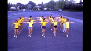 Idaho Falls High School IFHS Tigerette practice Summer of 1977 [upl. by Chelton]