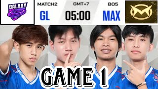 ហ្គេមទី 1 Galaxy Legends Vs Team max ការប្រកួត ENC វគ្គ Grand Final [upl. by Alano]